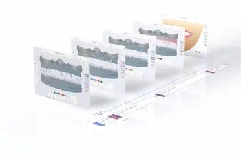 A reprensentation of the layers used in osstell to present a mouth